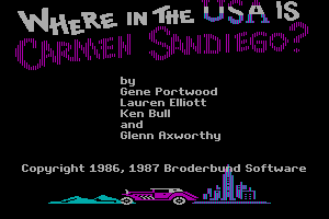 Where in the U.S.A. is Carmen Sandiego? 0