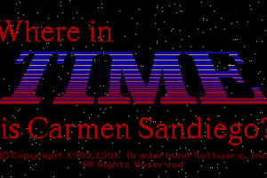 Where in Time is Carmen Sandiego? 0