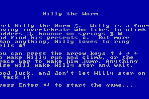 Willy the Worm abandonware