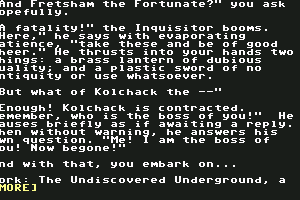 Zork: The Undiscovered Underground 1