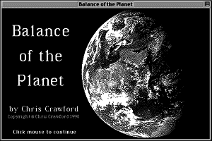Balance of the Planet 1