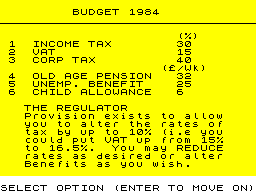 1984: A Game of Government Management 10