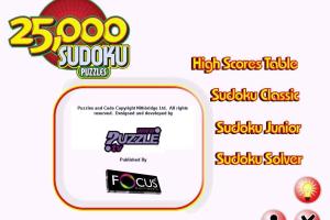25,000 Sudoku Puzzles 0