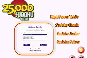 25,000 Sudoku Puzzles 1
