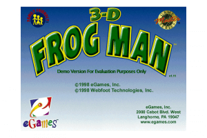 3-D Frog Man 0