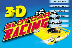 3-D Slot Car Racing 1