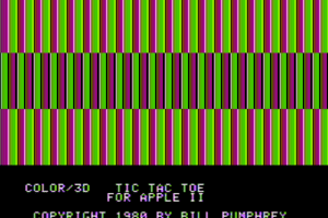 3-D Tic-Tac-Toe abandonware