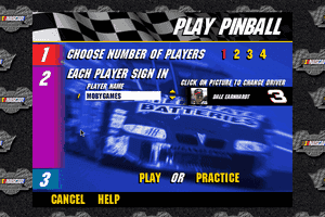 3-D Ultra NASCAR Pinball 3