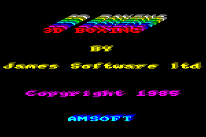 3D Boxing abandonware