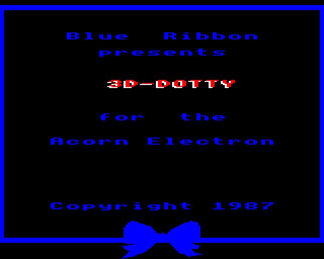 3D Dotty abandonware