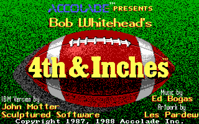 4th and inches video game