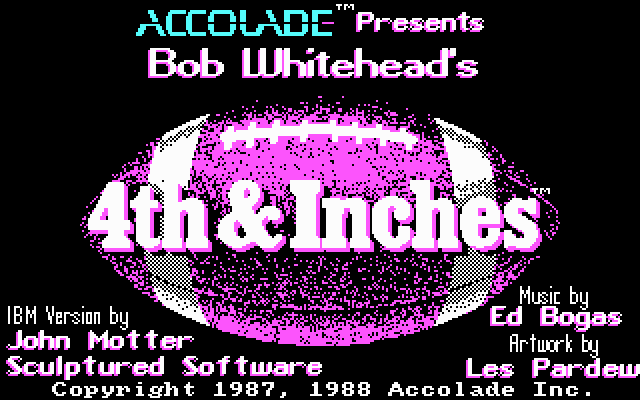 4th and inches video game