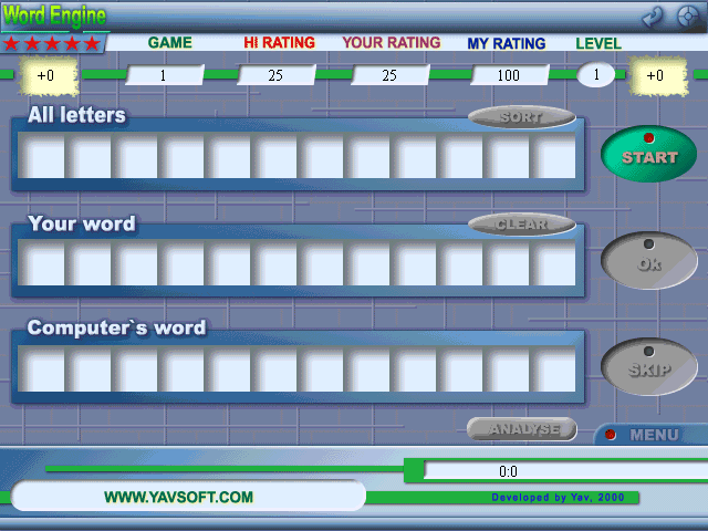 5 Star Word Engine 0