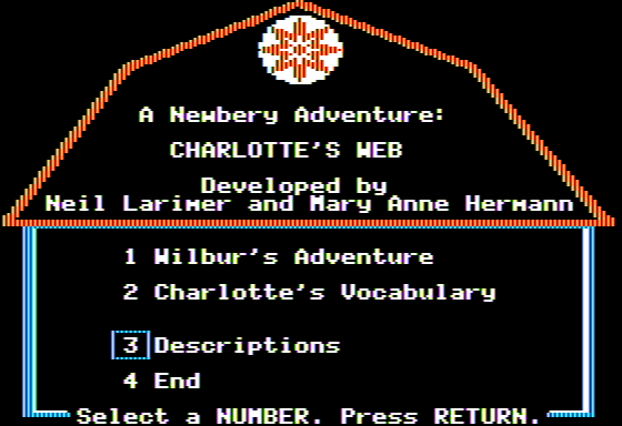 A Newbery Adventure: Charlotte's Web 1