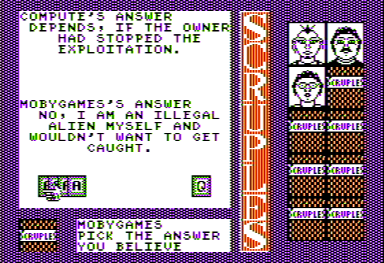 A Question of Scruples: The Computer Edition 5