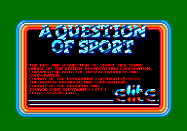 A Question of Sport 0