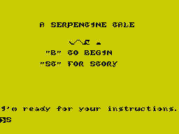 A Serpentine Tale abandonware