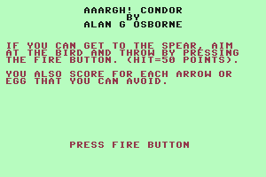 Aaargh! Condor 1