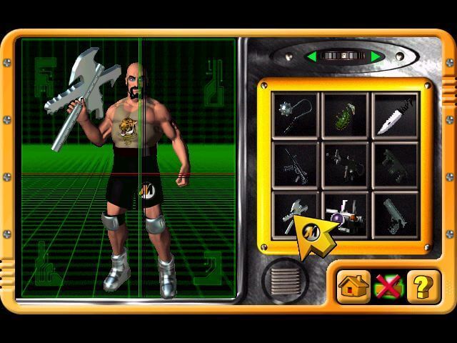 Action man video shop game