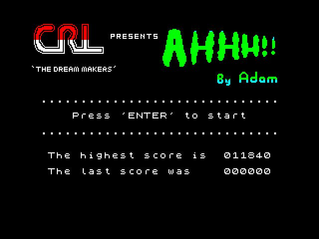Ahhh!!! Laser Malfunction! abandonware