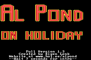 Al Pond: On Holiday 0