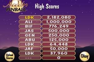Aladdin Pinball 13