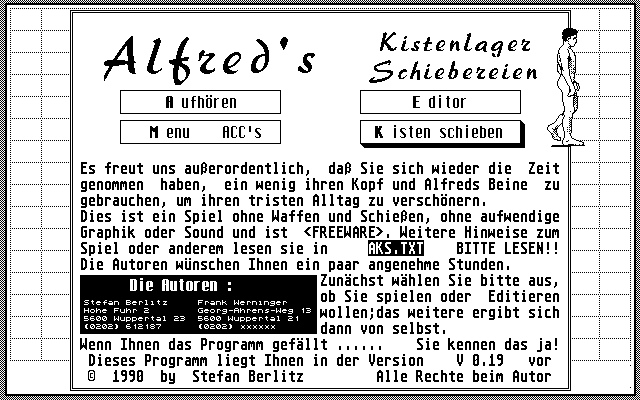 Alfreds Kistenlager Schiebereien 0