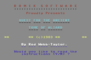 Aliard's Tome 0