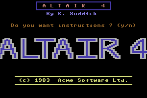 Altair 4 0
