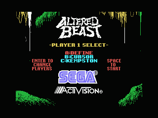 Altered Beast abandonware