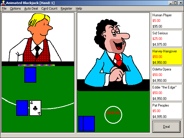 Animated Blackjack abandonware