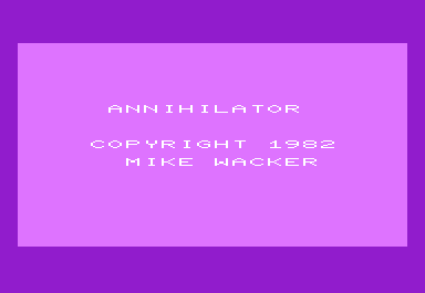 Annihilator abandonware