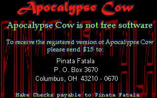 Apocalypse Cow 0