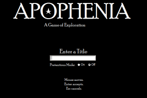 Apophenia 0