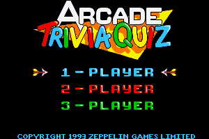 Arcade Trivia Quiz 1