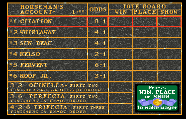 Arlington Horse Racing abandonware