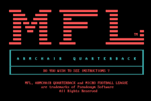 Armchair Quarterback abandonware