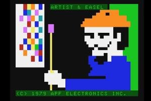 Artist and Easel 0