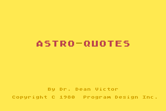 Astro-Quotes 0