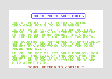 Aussie Joker Poker abandonware