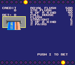 Download AV Poker: World Gambler (TurboGrafx-16) - My