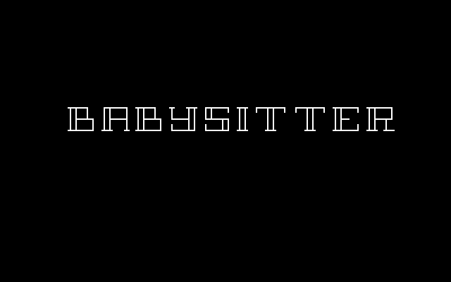 Babysitter 1: The Night His Parents Went Out abandonware