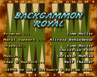 Backgammon Royal abandonware