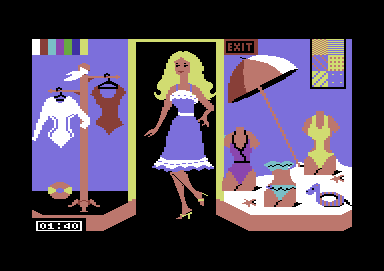 commodore 64 barbie game