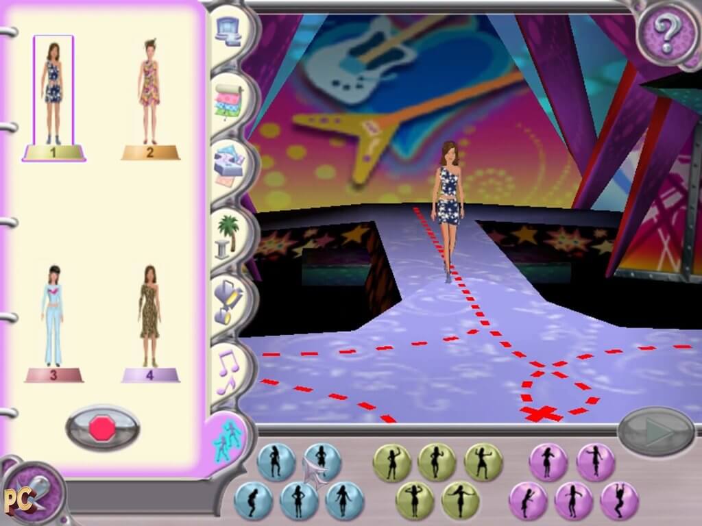 Jogo Barbie Fashion Show Stage no Jogos 360