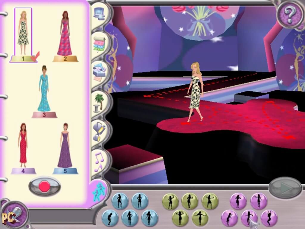 Jogo Barbie Fashion Show Stage no Jogos 360