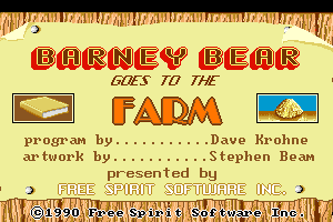 Barney Bear Goes to the Farm 1