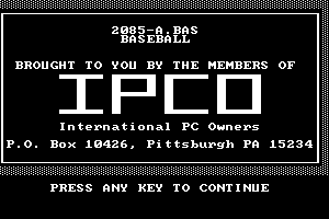 Baseball 0