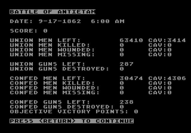 Battle of Antietam abandonware