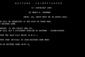 Battune: Crimefighter 0